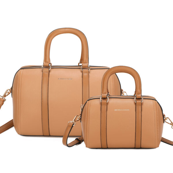 VR4061/4062 CAQUI KIT DE BOLSA FEMININA COM 2 PEÇAS