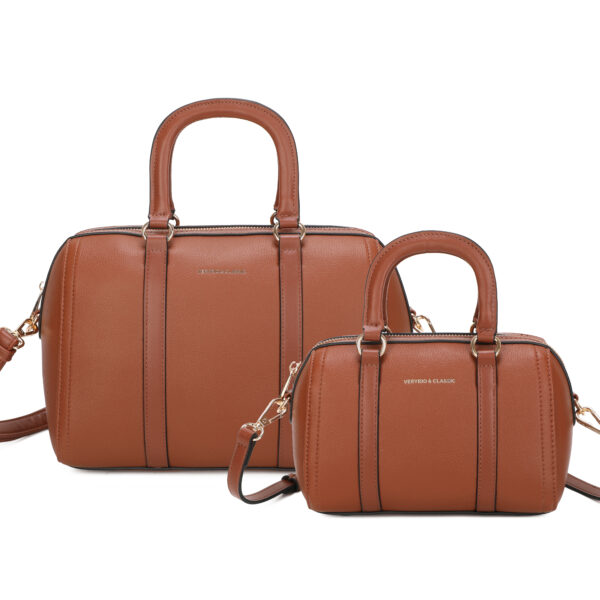VR4061/4062 MARROM KIT DE BOLSA FEMININA COM 2 PEÇAS