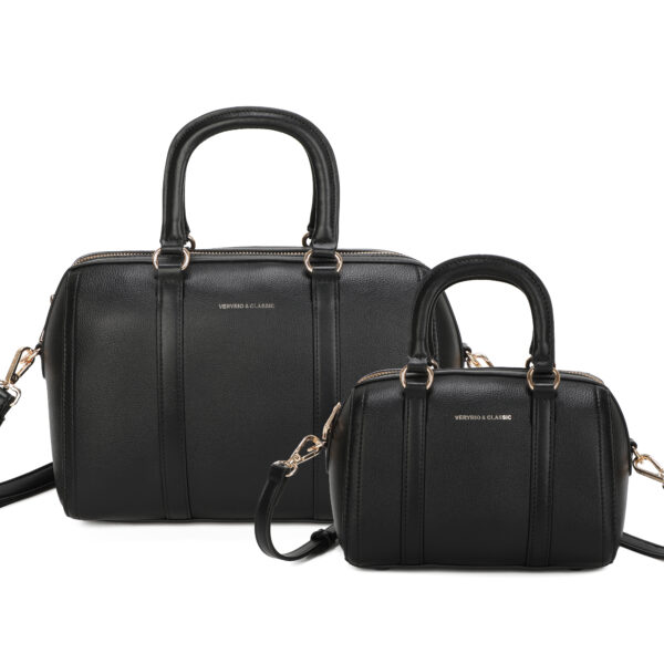 VR4061/4062 PRETO KIT DE BOLSA FEMININA COM 2 PEÇAS