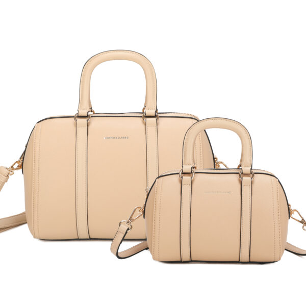 VR4061/4062 BEGE KIT DE BOLSA FEMININA COM 2 PEÇAS