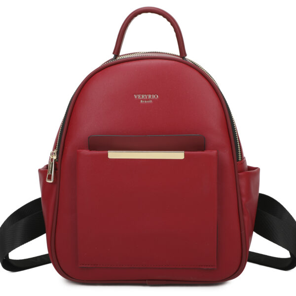 VR2091 VERMELHO MOCHILA FEMININA