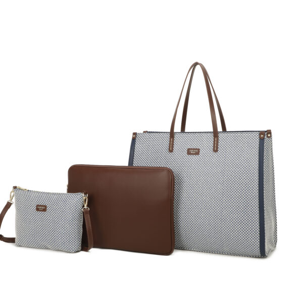 VR3719 AZUL KIT DE BOLSA FEMININA