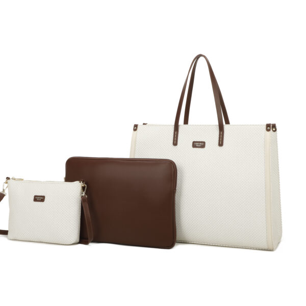 VR3719 BRANCO KIT DE BOLSA FEMININA